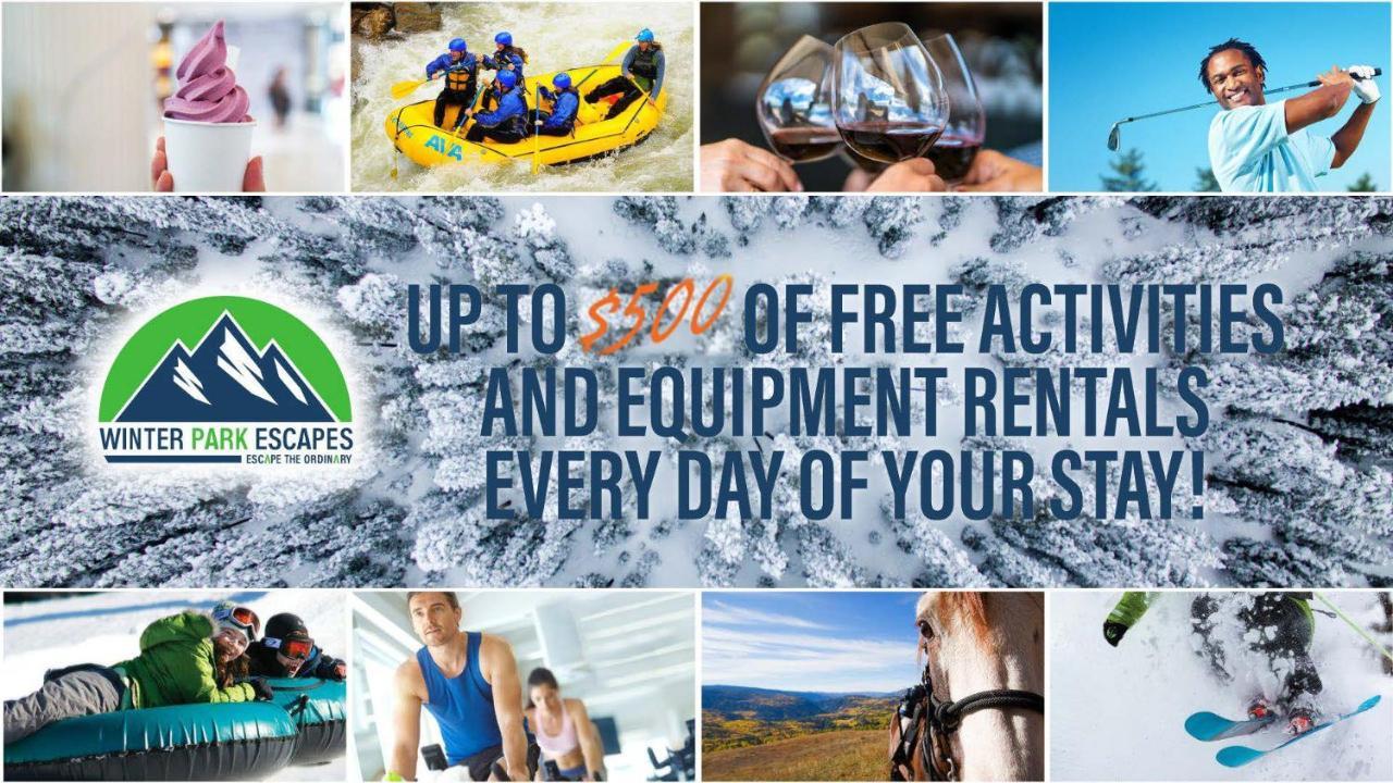 New Luxury Condo 2202 With Hot Tub, Ac & Great Views - 500 Dollars Of Free Activities & Equipment Rentals Daily 윈터 파크 외부 사진